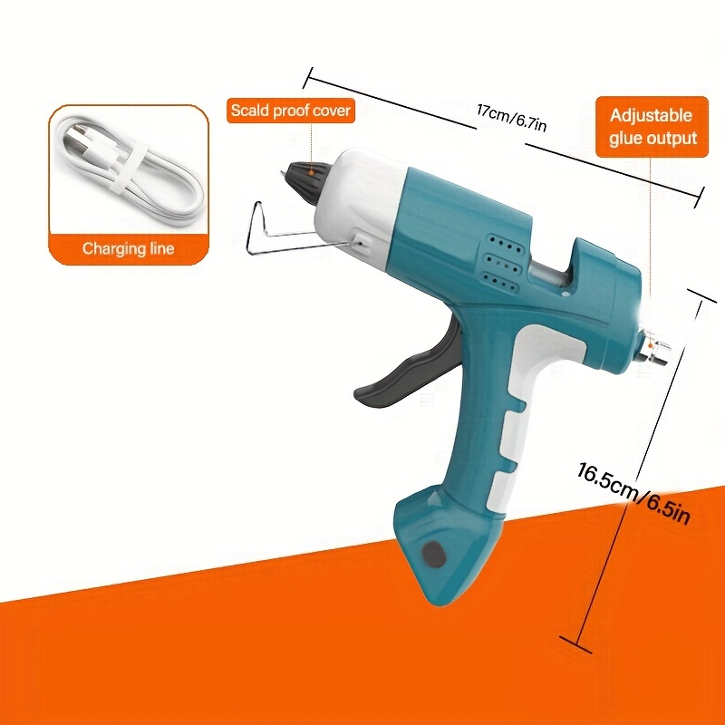 Cordless Hot Glue Gun for Craftsman v-20 20V Lithium Battery DIY w/10 Glue  Stick