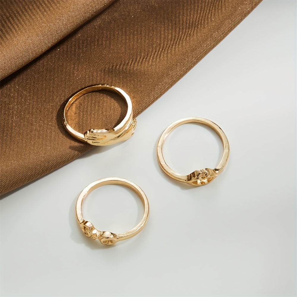 3pcs Simple Ring