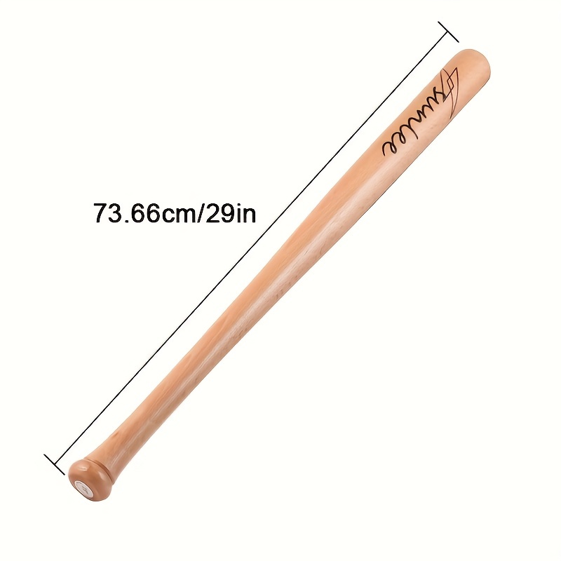 NEW TAG Wooden Baseball Bat, Solid Baseball Stick, Baseball Equipment For Practice Or Sport Training