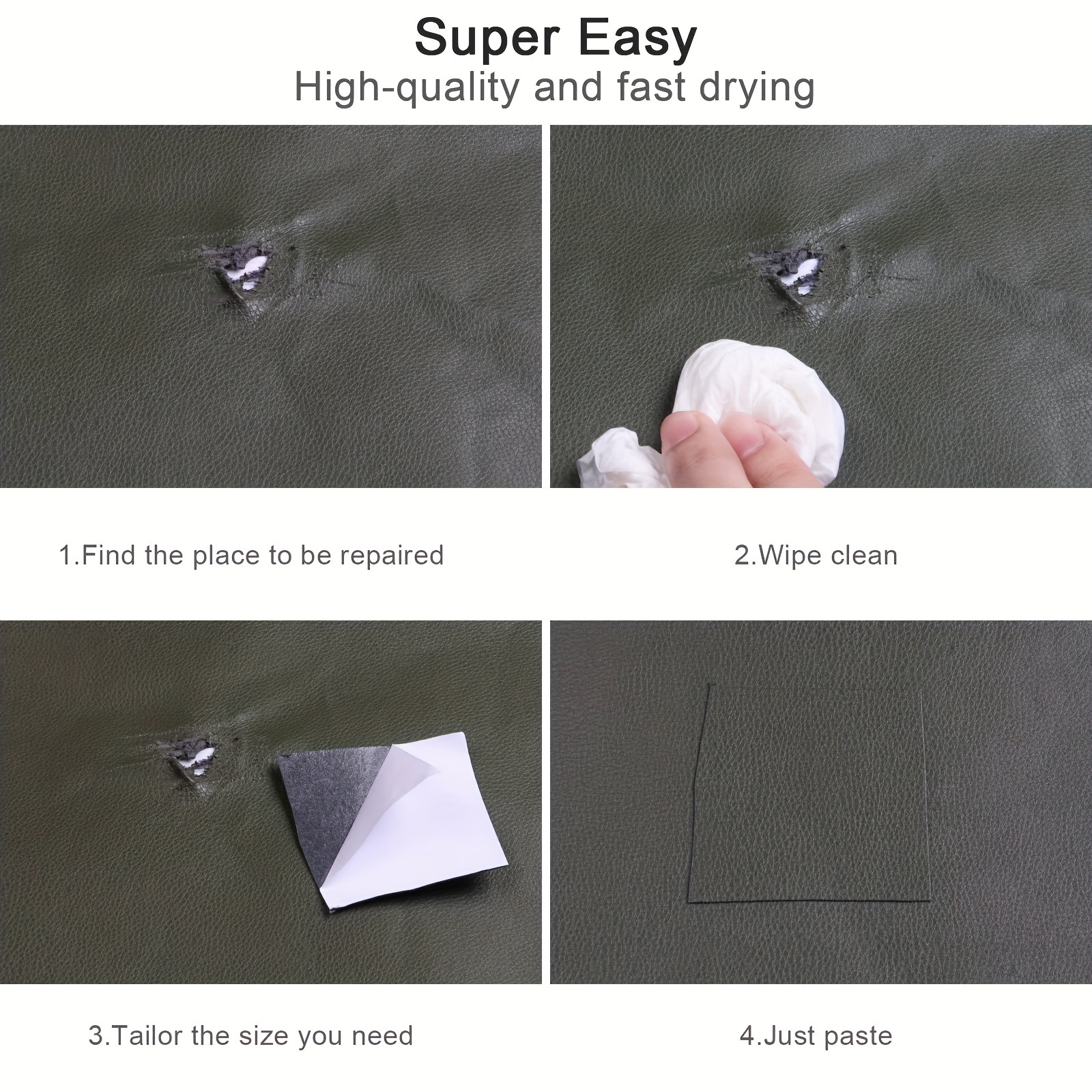 Leather Repair Tape Self Adhesive Leather Repair Patch For - Temu