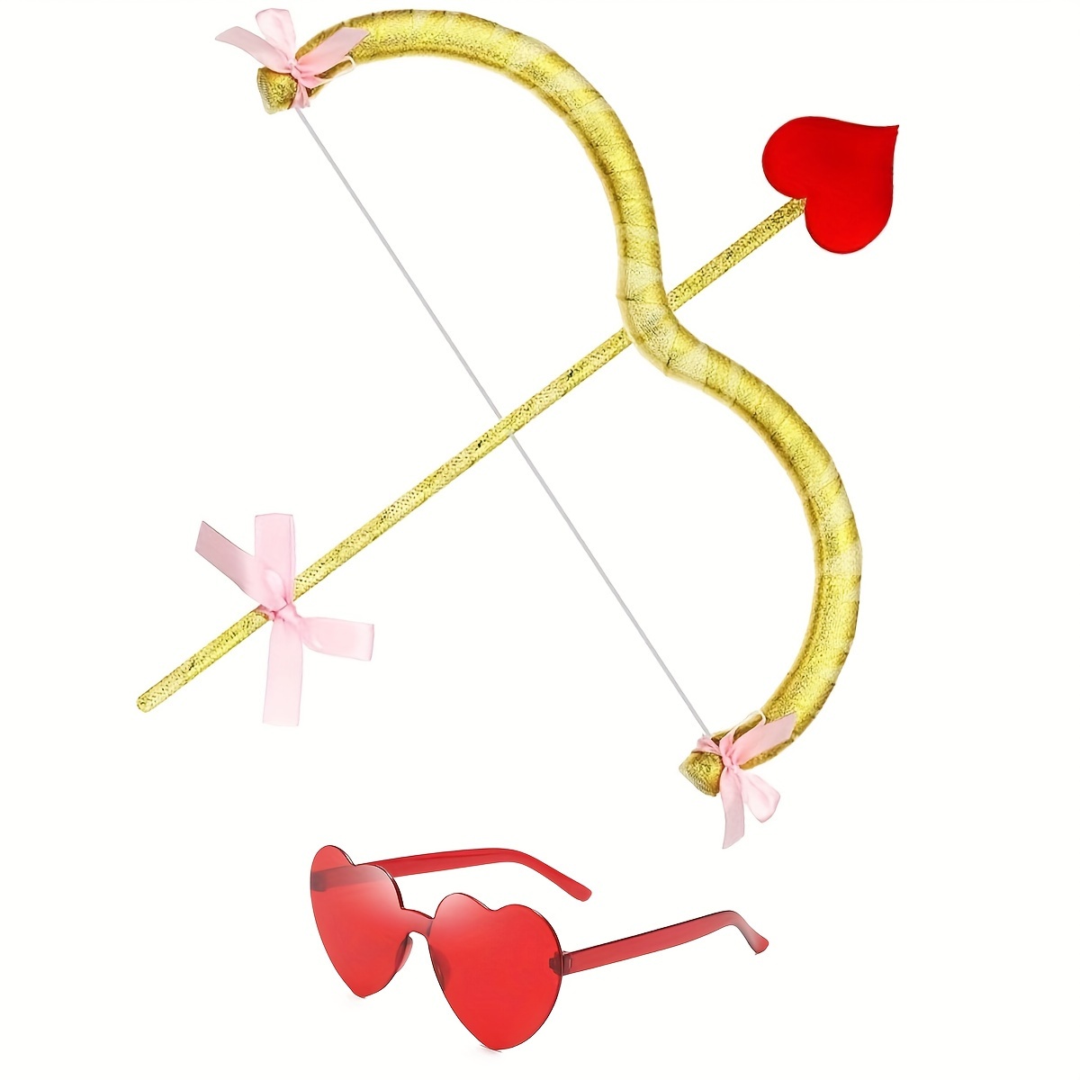 Saint-Valentin Cupidon Arc et flèche Cupidon Accessoires Coeur