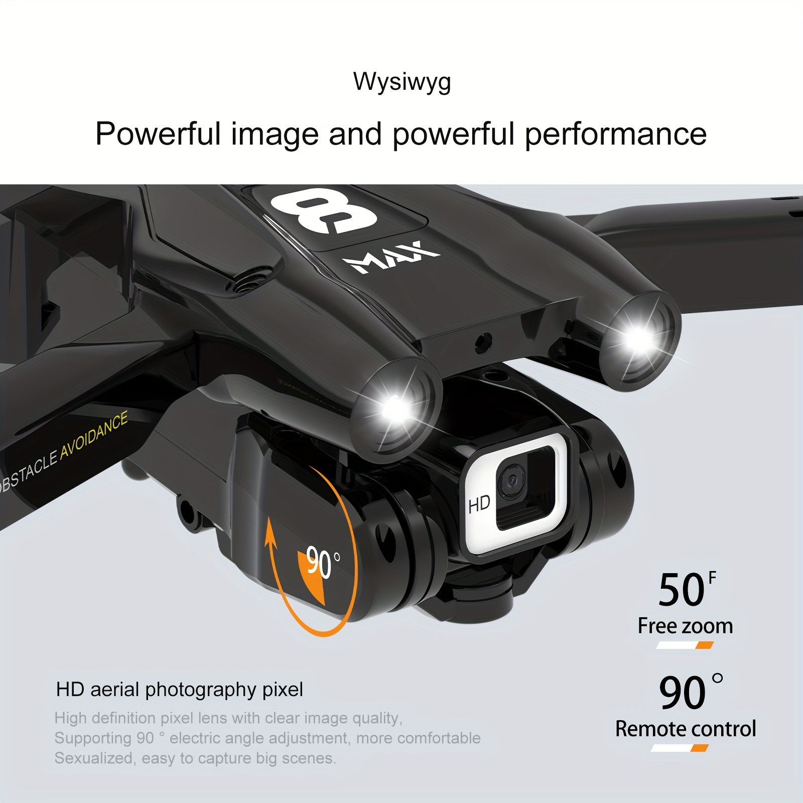 yt163 foldable drone remote control and app control easy to carry four sided sensor obstacle avoidance stable flight one key return high definition camera camera angle adjustable drone details 9