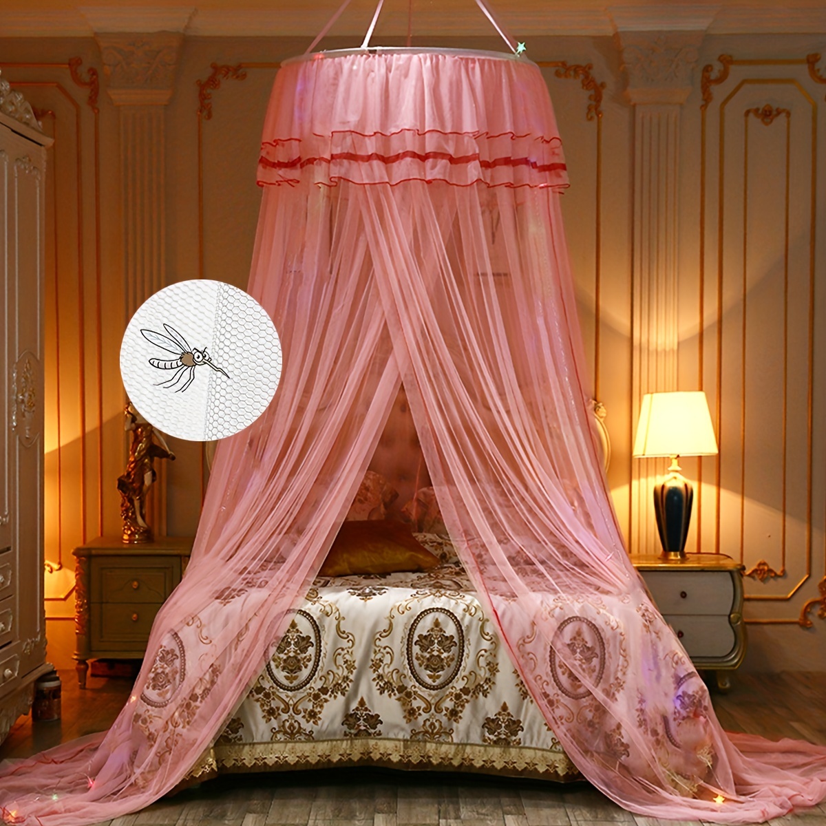 Ceiling Mosquito Net Ceiling Bed Canopy Dome Mosquito Net - Temu