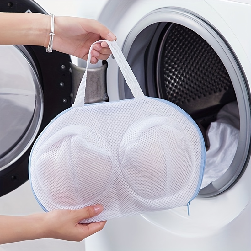 2pcs Bra Washing Bag, Silicone Mesh Lingerie Bags for Washing Delicates,  Laundry Bag for Washing Machine & Dryer, Washing Bags for A-38D Cup Bras