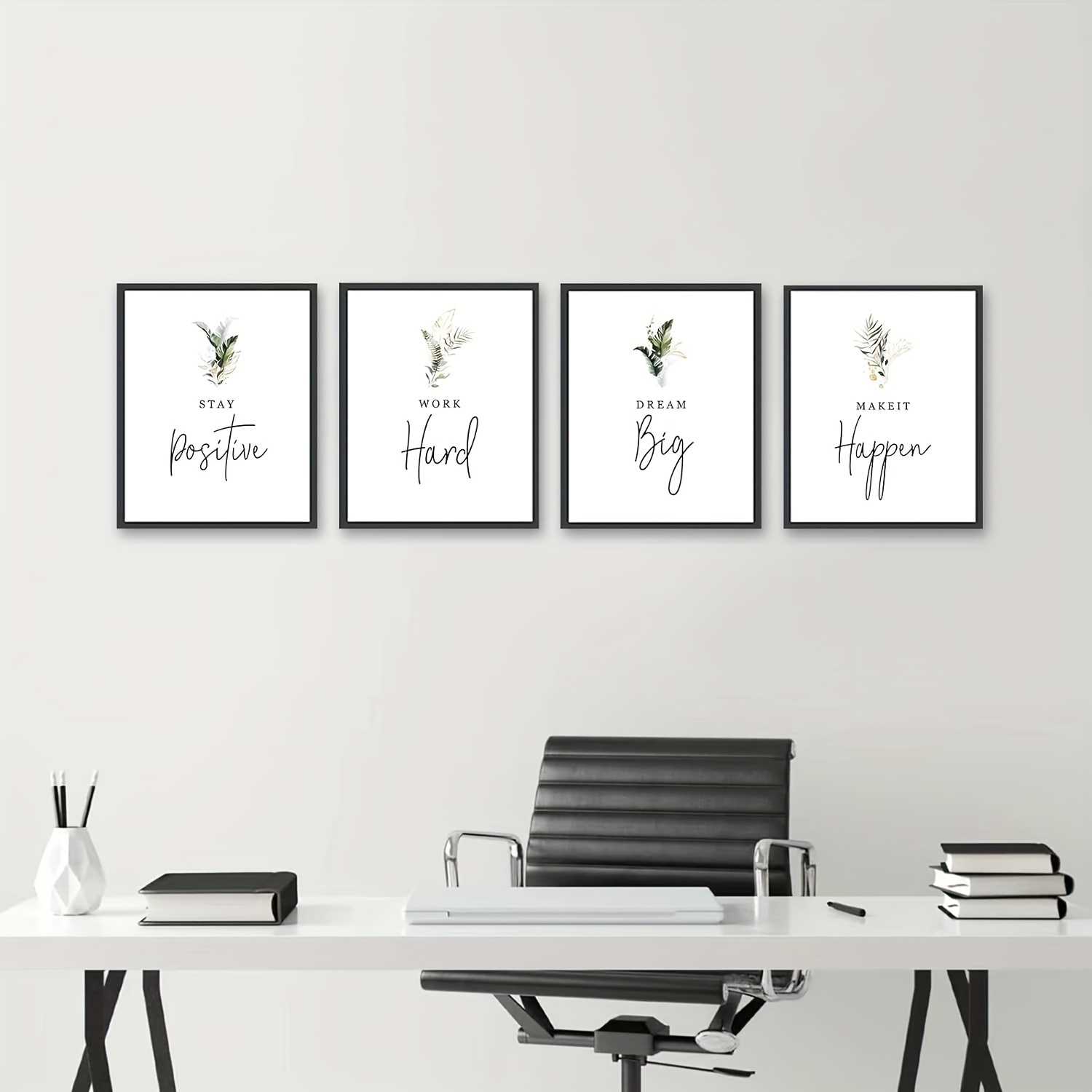 Home Office Wall Art Set, Office Wall Decor, Office Wall Art, Minimalist  Home Office Decor, Work From Home Art Print, Motivational Quote 