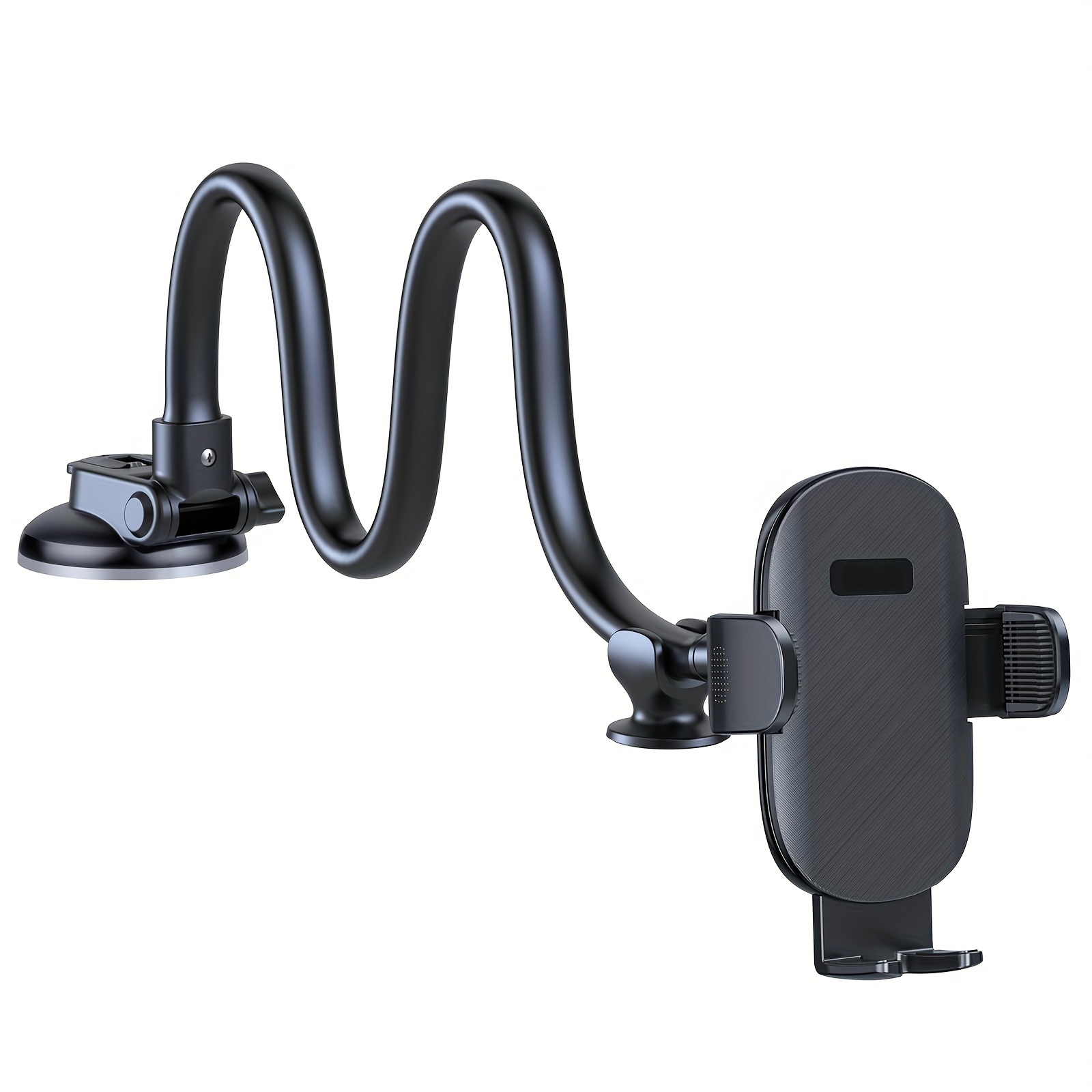 

Solid Car Truck Phone Mount Holder With Gooseneck Long Arm, Dashboard Mobile Holders Industrial-strength Strong Suction Cup, Anti-shake Stabilizer