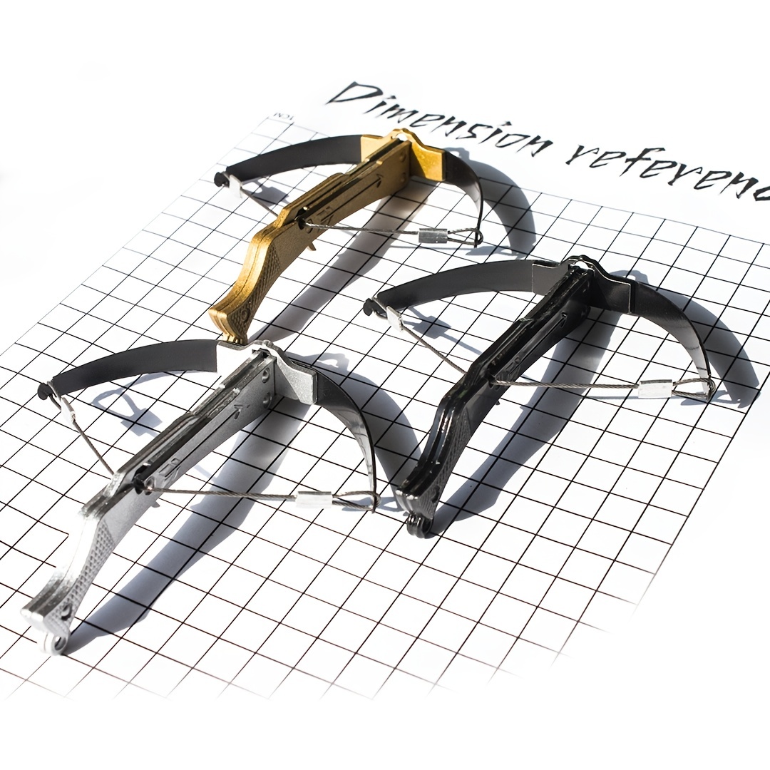 Ballesta modelo de aleación arma ballesta flecha arco acero inoxidable  joyería de Metal juguete de caza al aire libre – Los mejores productos en  la tienda online Joom Geek