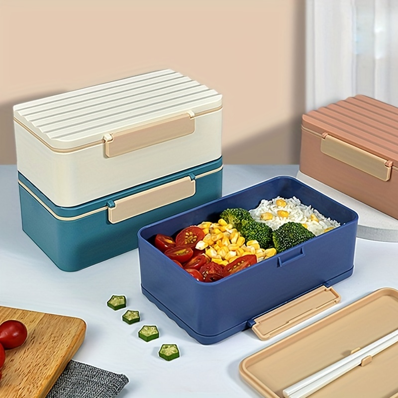 Lunch Box Bento Box Kitchen Plastic Food Container Home - Temu