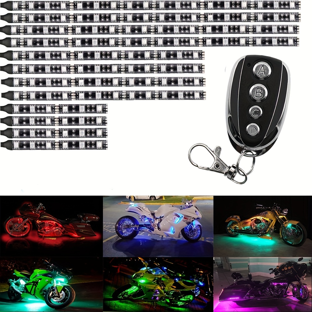 Kits D'éclairage LED Pour Moto RVB 6 Pièces Lumières - Temu Belgium