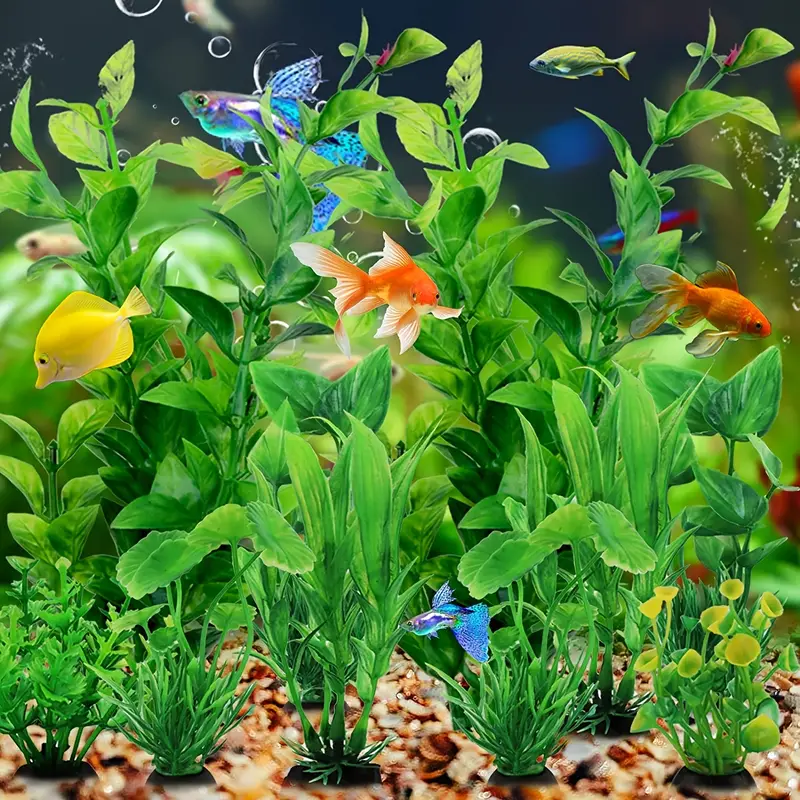 Aquarium Plants Artificial Aquatic Plants Decor Fish Tank Decorations For  Household And Office - Pet Supplies - Temu Canada
