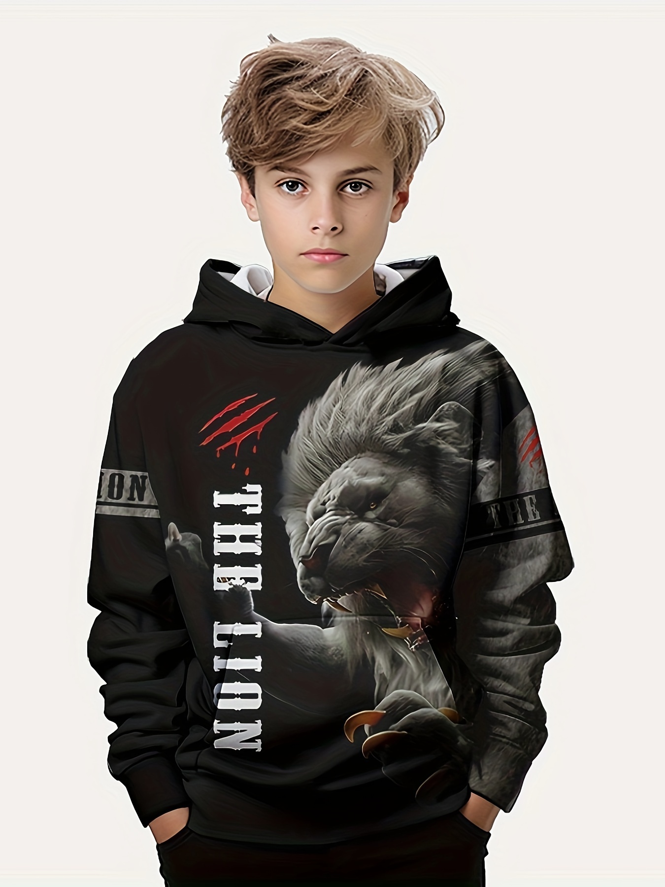 Tiger 3d Print Hoodies Men Graphic Hoodie Comfy Loose Trendy - Temu