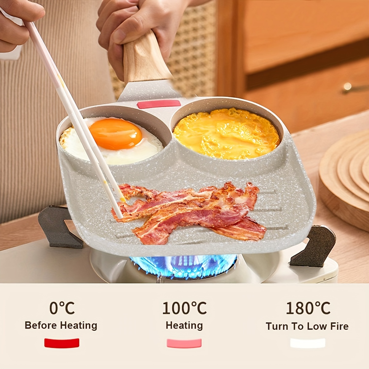 Nonstick Frying Pan, Cast Iron Skillet, Egg Fry Pan, Grill Pan, For Gas  Stove Top And Induction Cooker, Kitchen Utensils, Kitchen Gadgets, Kitchen  Accessories - Temu