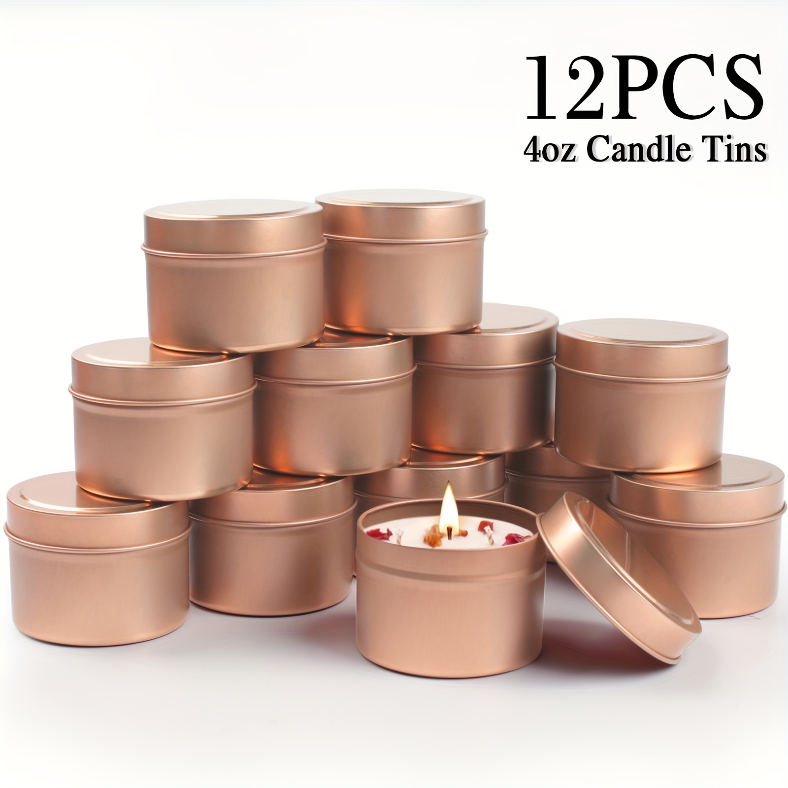 Diy Candle Making Kit With Tin Jars And Storage Case For Dry - Temu
