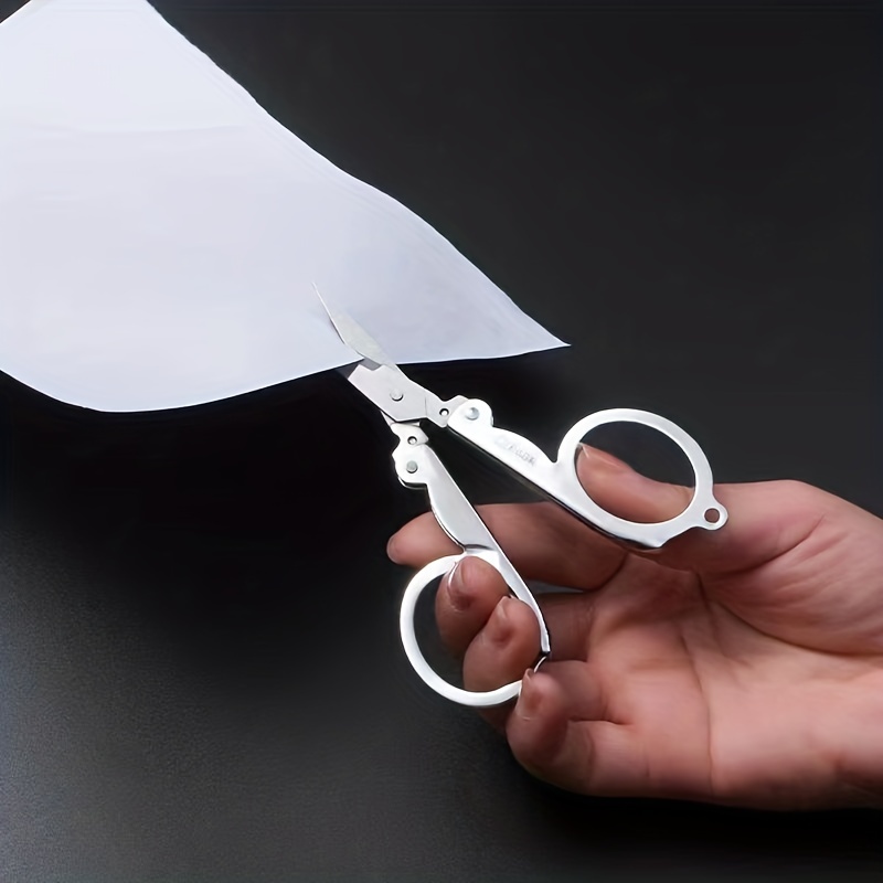 Small Folding Scissors Portable Travel Scissors Stainless - Temu