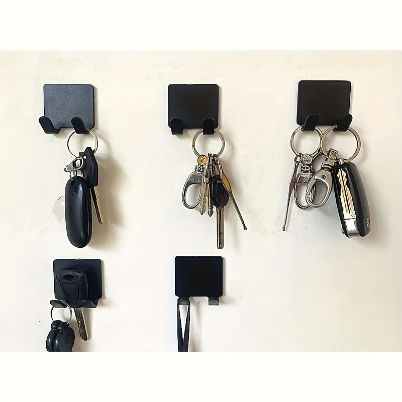 1pc/3pcs/5pcs Bathroom Plastic Razor Holders Razor Storage Rack Wall-mounted Hooks Suitable For Home Barber Salon Uses