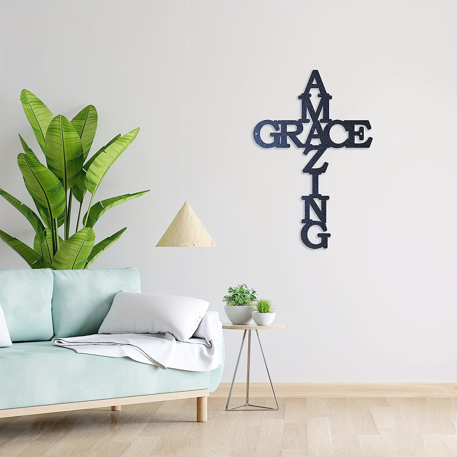 Decorative Faith Wall Metal Spiritual Decorations for Home - Religious  Hanging Wall Decor, for Home Bedroom Office Background