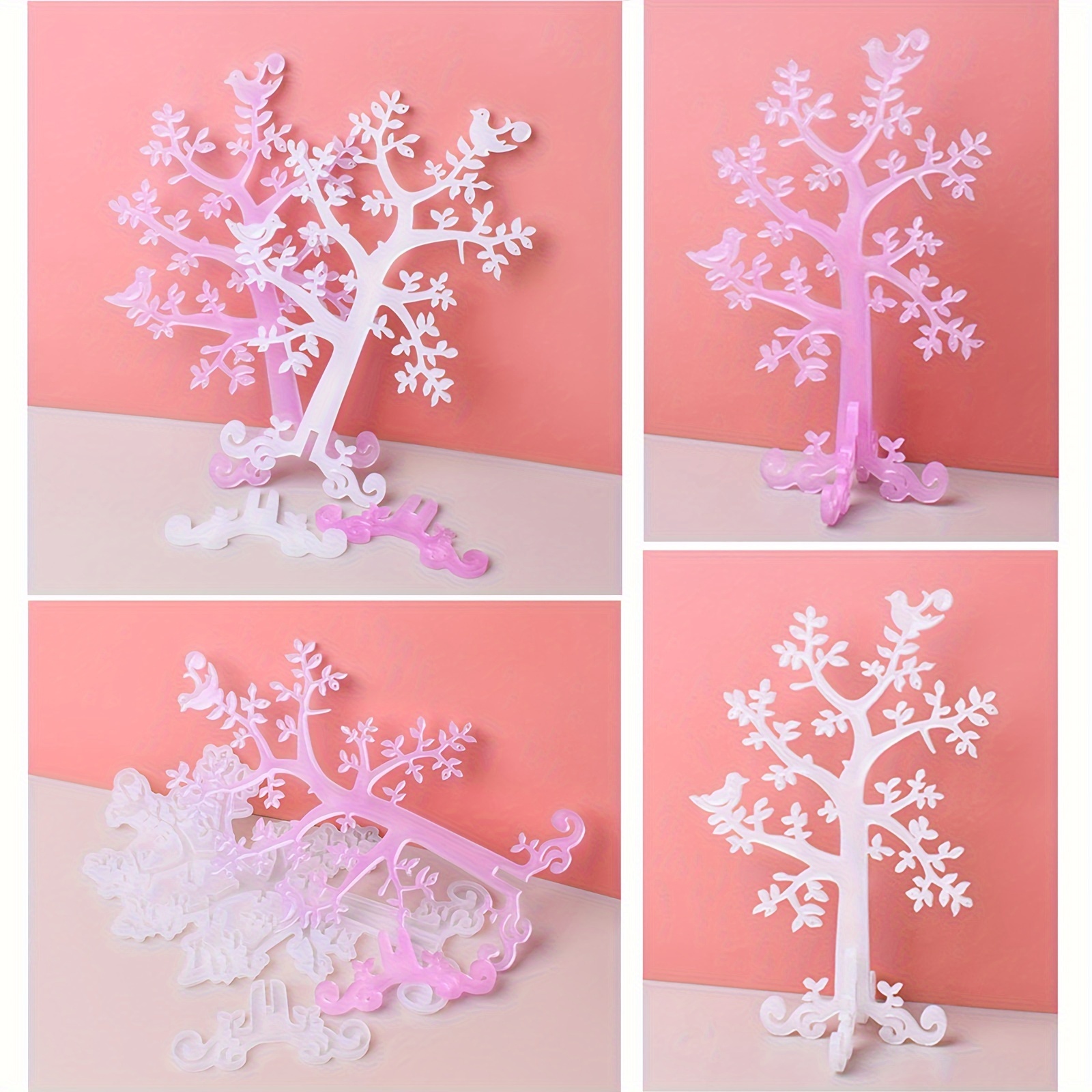 

1pc Jewelry Storage Tree Epoxy Resin Casting Silicone Mold Branch Hanger Display Stand Holder Trinket Storage Organizer Jewelry Displaying Rack Silicone Mold