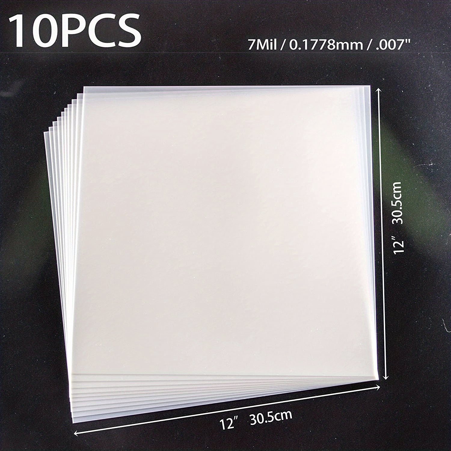 Blank Mylar Stencil Sheets, Milky Translucent Pet Blank Stencils, Template  Material for Cutting Machines, Laser Cutting, Food-Safe Craft Plastic  PETG/Gag Sheets - China Clear Acrylic Sheet, Pet Sheet Panels