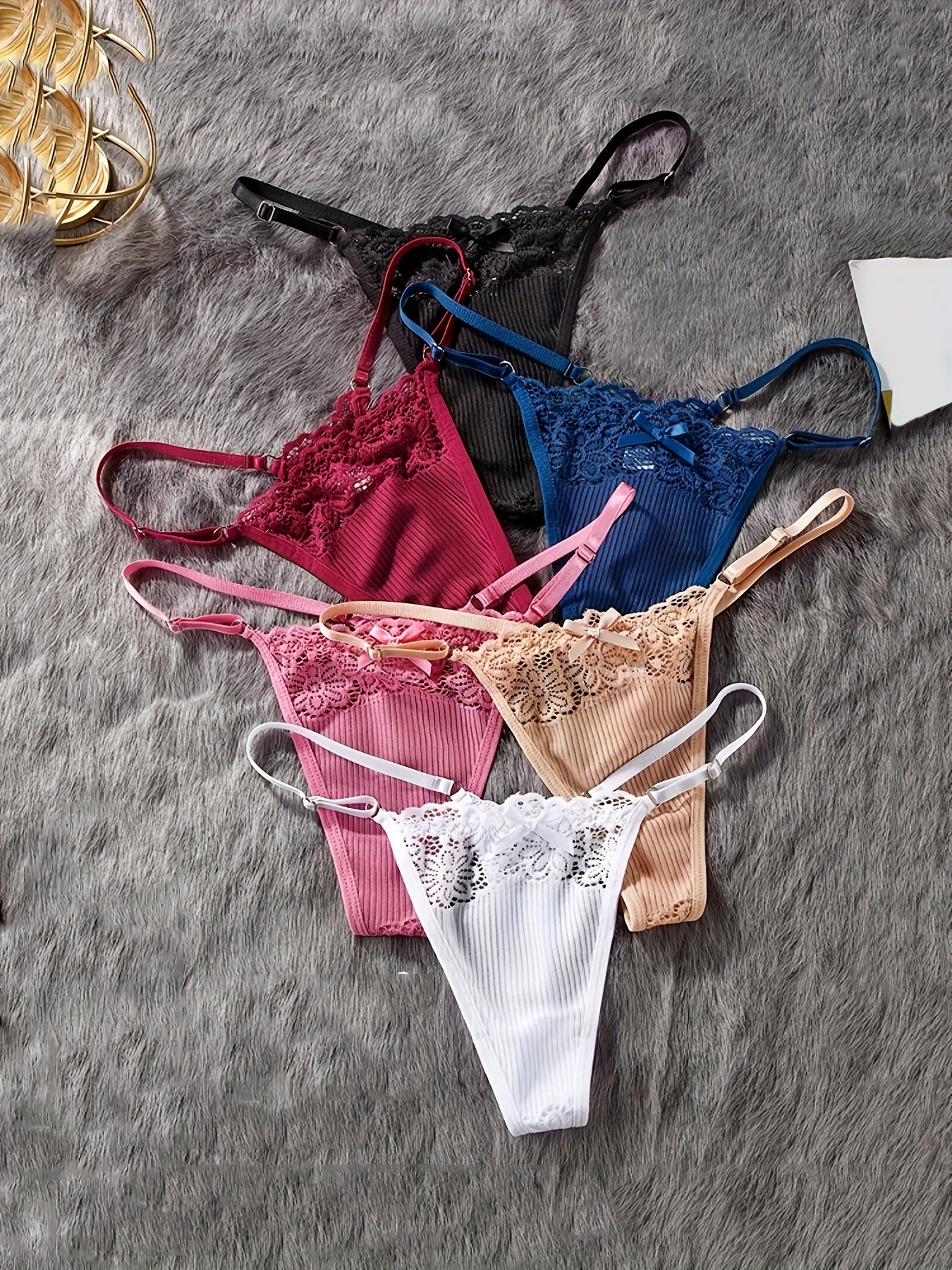 3pcs Simple Colorblock Briefs, Comfy & Breathable Stretchy Intimates  Panties, Women's Lingerie & Underwear