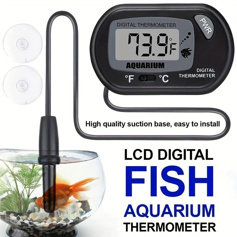LCD Thermomètre numérique pour aquarium thermomètre pour - Temu France