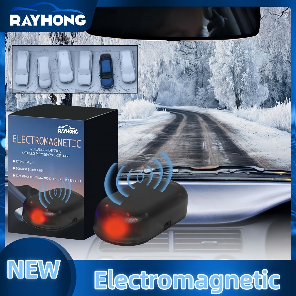 Electromagnetic Snow Removal Deicer Molecular Interference