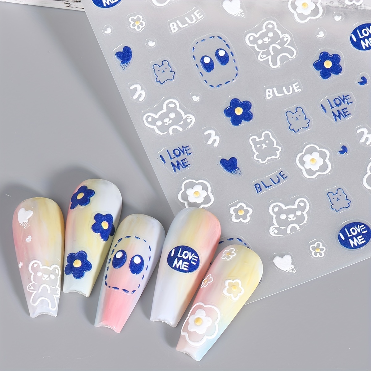 5D LinaBell&StellaLou Halloween Nail Sticker