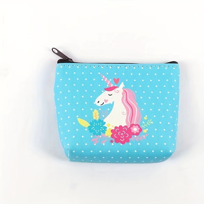 ▷ Monedero plástico de unicornio Monedero pequeño Detalles para niños  ❤️