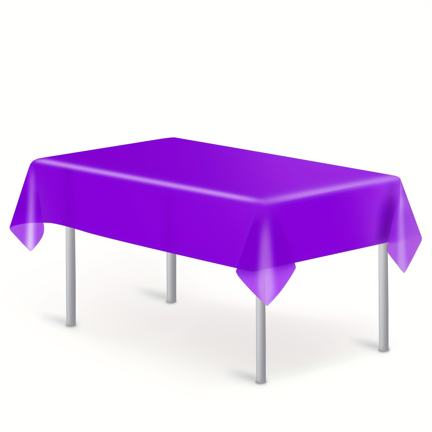 Craft And Party, 54X 100 Ft. Plastic Table Cover Roll for Party, Banquet,  Picnic, Kids Activities for Any Size and Shape Table