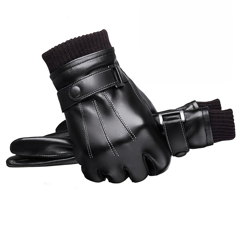 full leather ski gloves