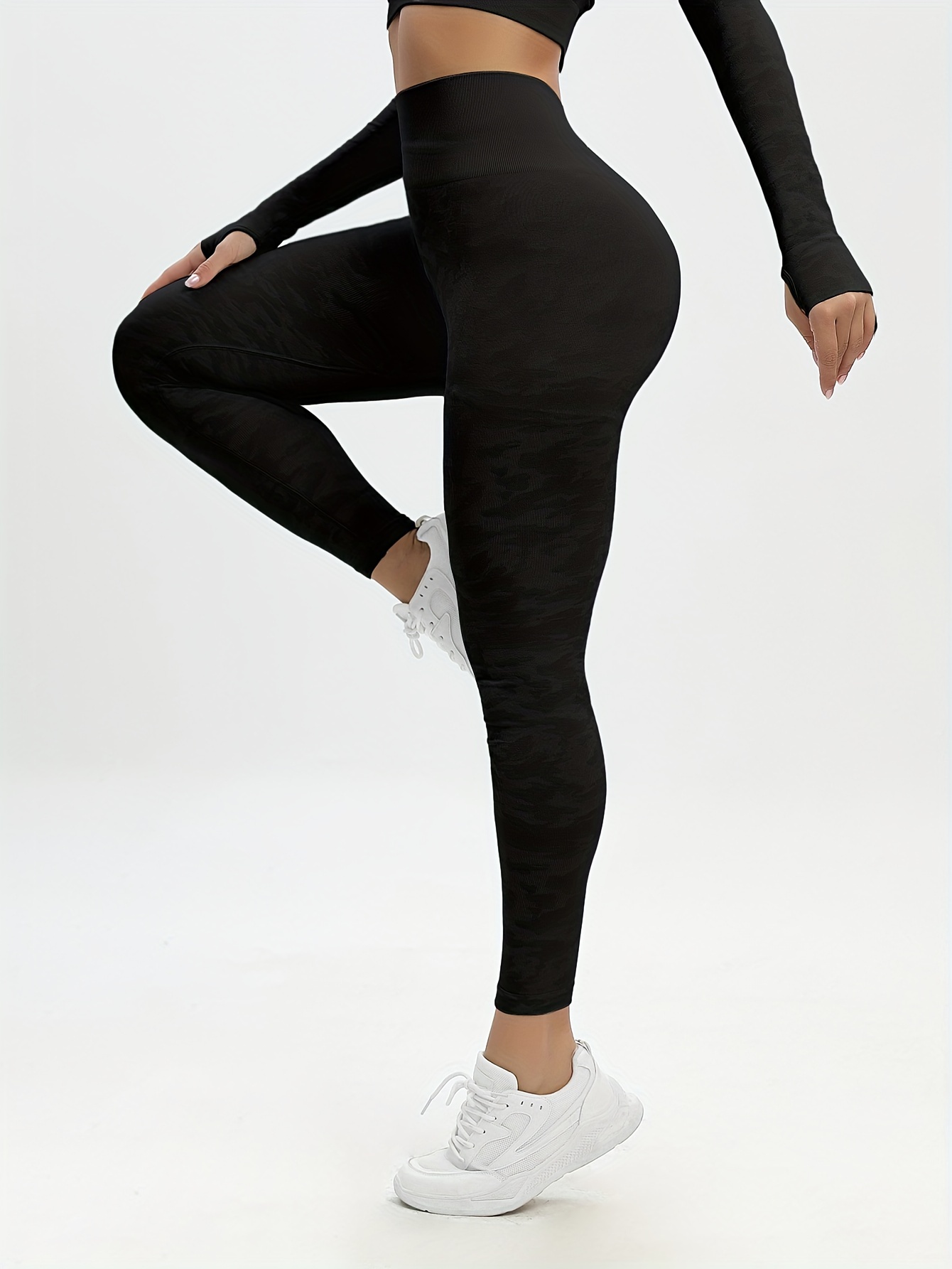 Woman Fitness Camouflage Seamless Leggings High Waist Yoga Pants