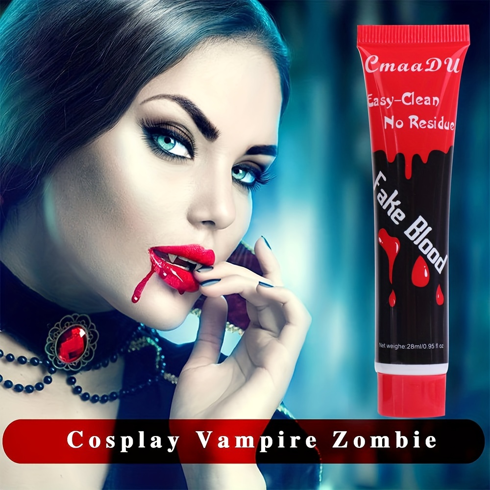 Sangue Falso Artificial Maquiagem Halloween Vampiro Zumbi