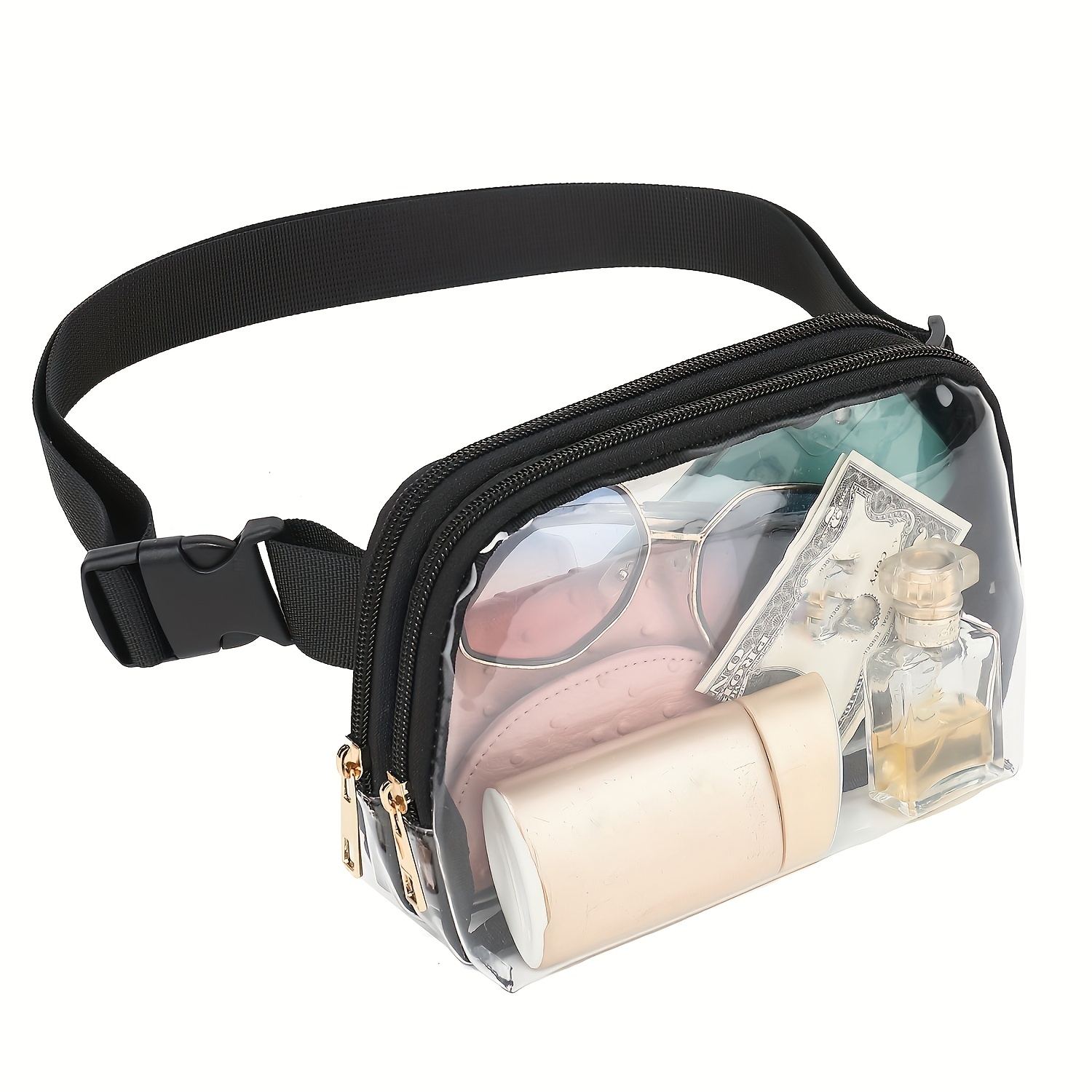 Sac Banane Transparent Mode Sac Poitrine En Pvc Sport Portable