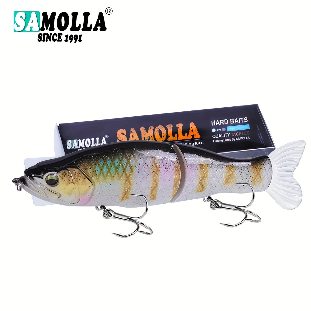 Proberos 8 Segment Swimbait Assorted Colors 13.5cm Jointed - Temu