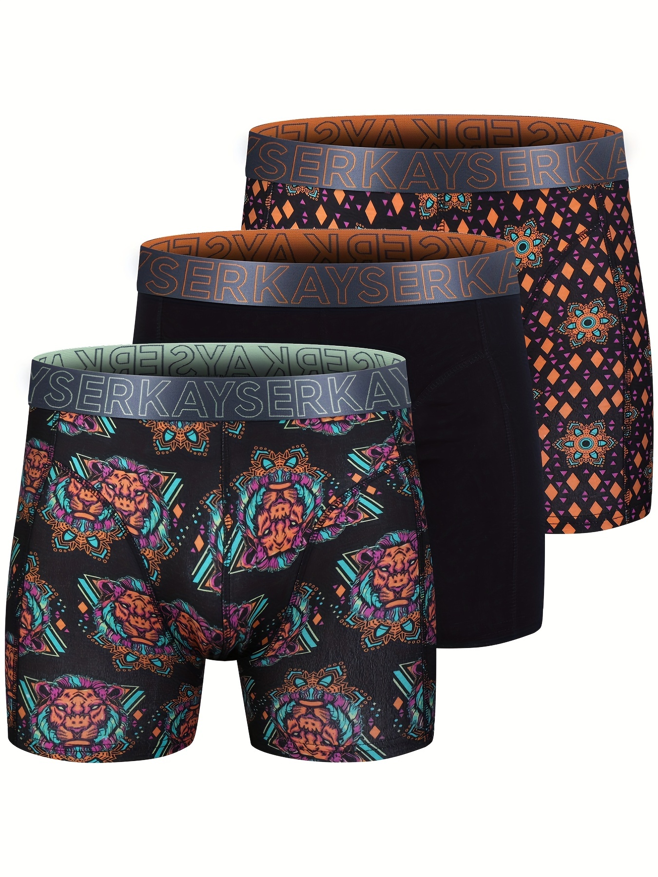 Men's 3-Pack Iconic Multicolor Waist Boxer Briefs - Men's Loungewear &  Pajamas - New In 2024
