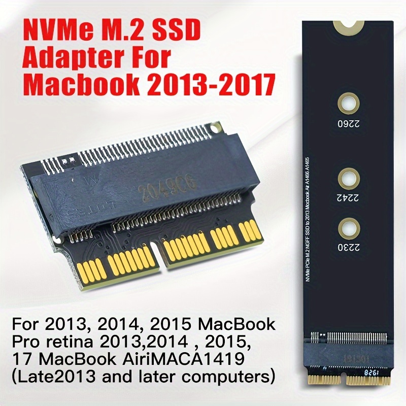 Adaptador O Convertidor De Ssd M2 Nvme Para Macbook Pro Air