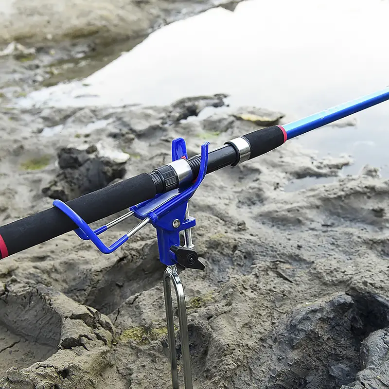 Upgraded Rod Holders, Ground Fishing Rod Holder, 360 Degree Adjustable,  Folding Fishing Equipment