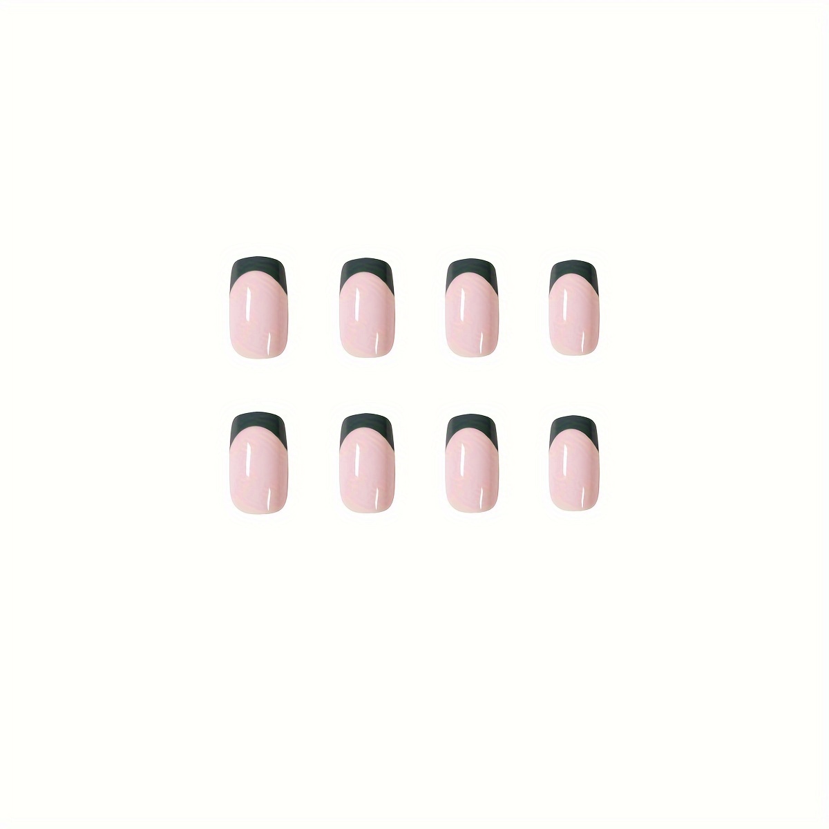 Press Nails French Nail Tips Acrylic False Nails Medium - Temu