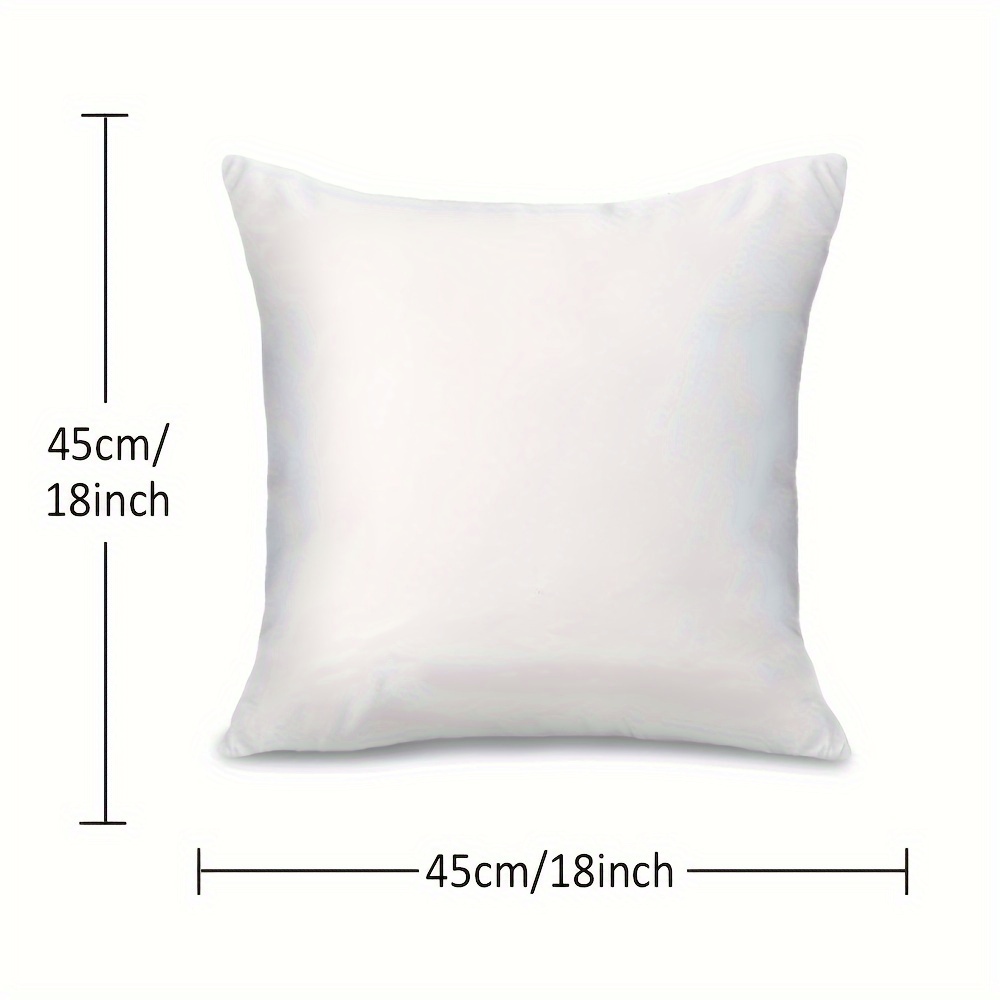 White Pillow Inserts, Square Cushion Inner Soft Fluffy Cushion White  Decorative Pillow Inserts, Bed Pillow For Bedroom Dorm Room - Temu