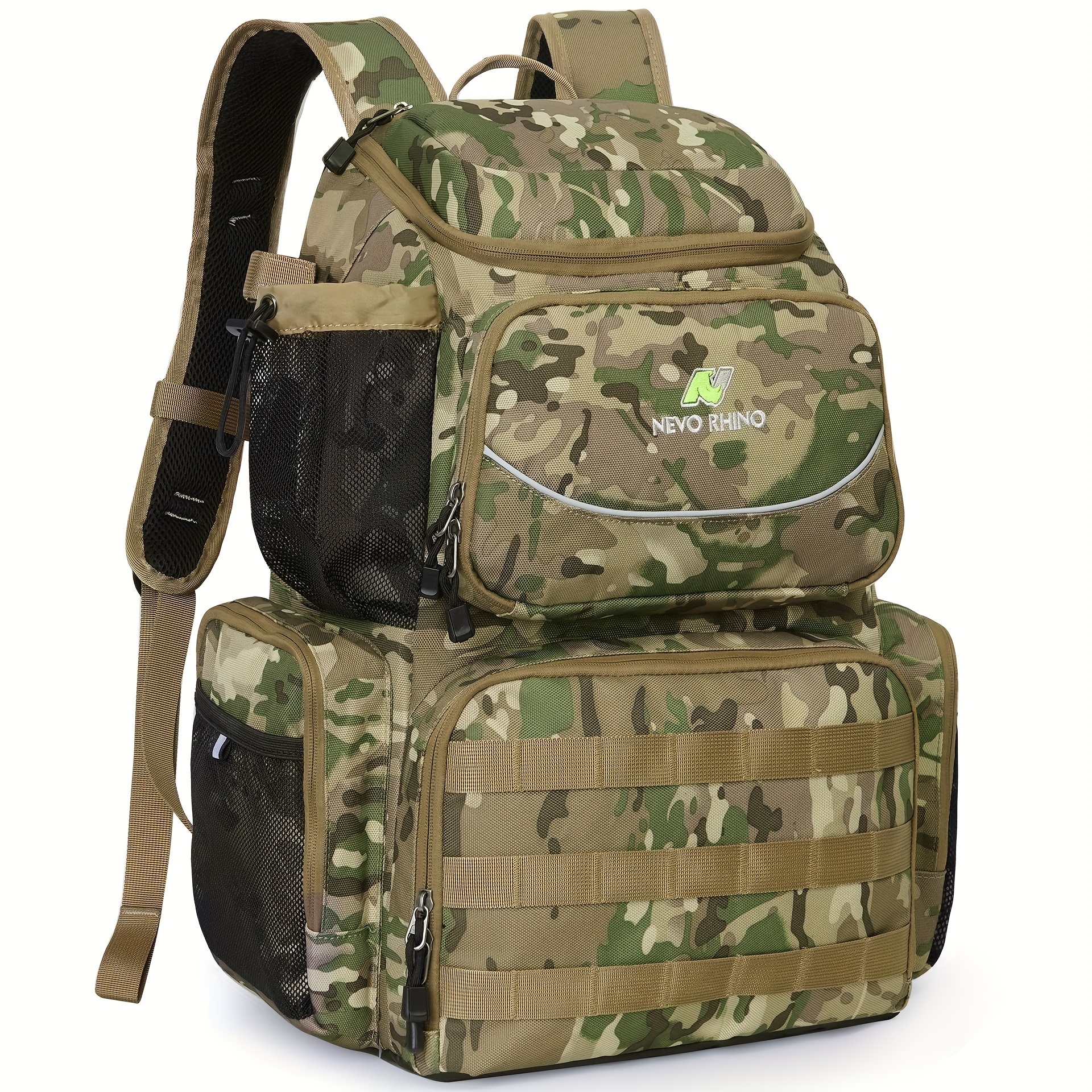 Outdoor Fishing Backpack Kit Fishing Gear Bag - Temu