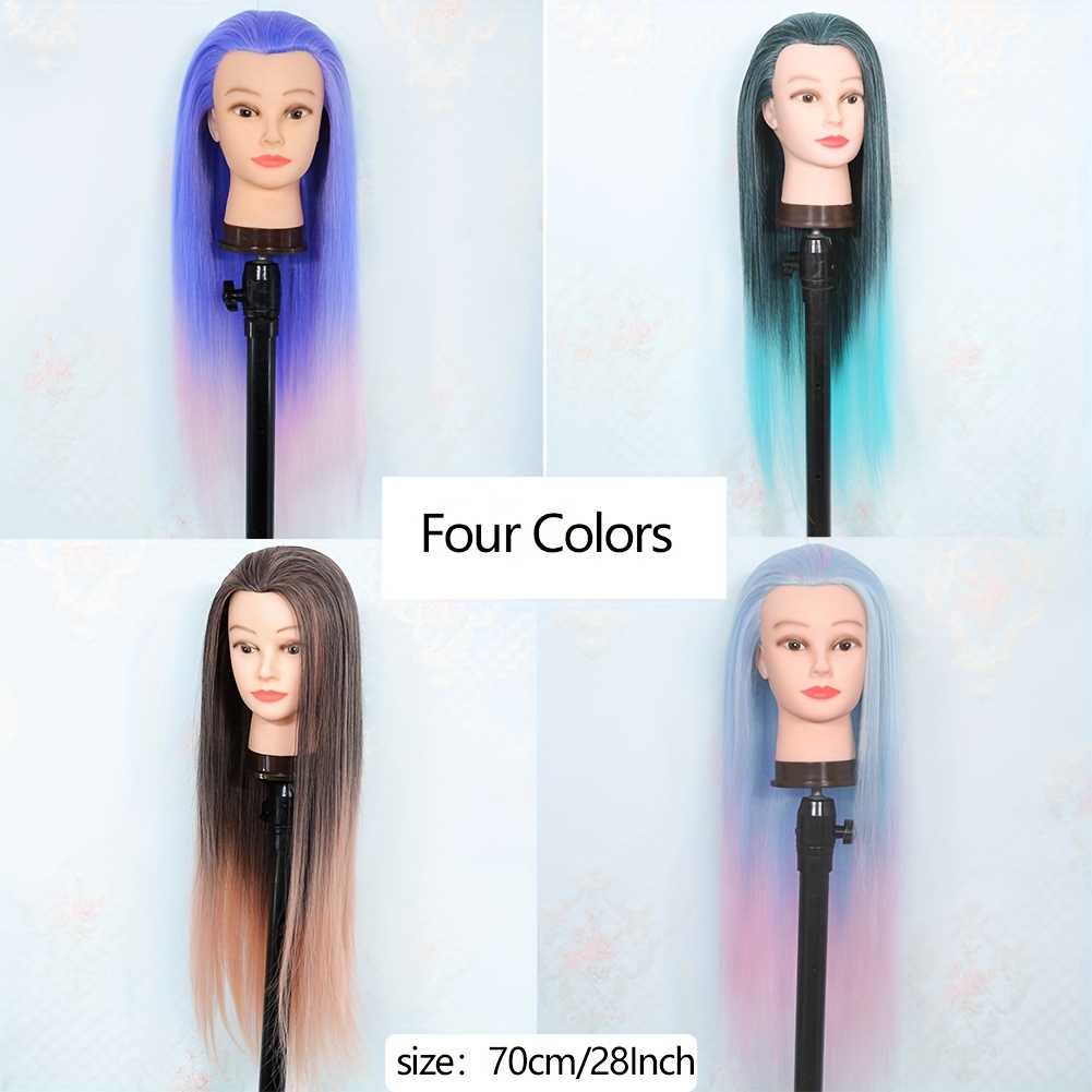 Mannequin Head Human Hair With Stand - Temu