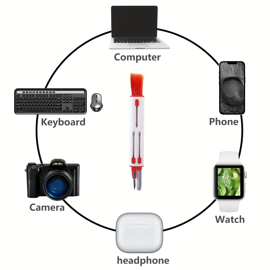  Kit limpiador para Airpods, bolígrafo de limpieza para Airpods  Pro, herramienta de limpieza de auriculares, kit de limpieza electrónica  para auriculares Bluetooth, auriculares, auriculares : Electrónica