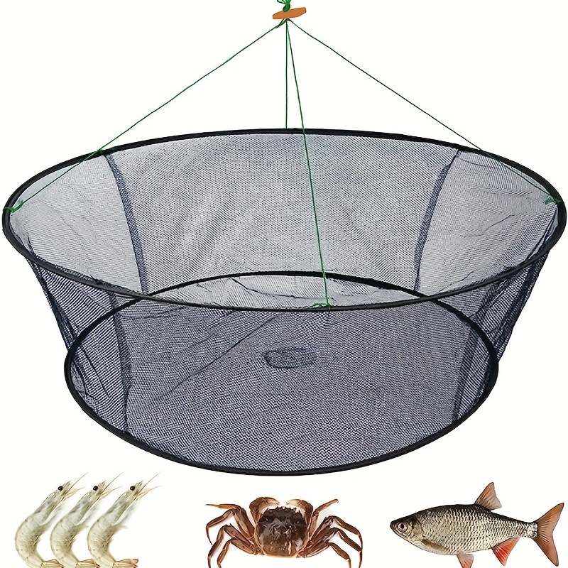 Foldable Fishing Trap Shrimp Crabs Various Fish Portable - Temu
