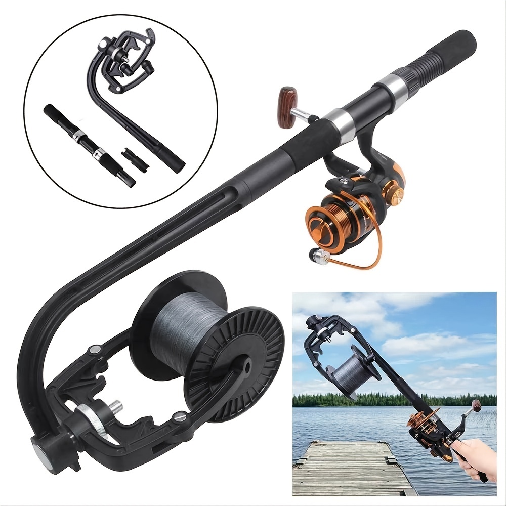 Portable Fishing Line Reel, Spooler System Machine Spooling Station Line  Winder Line Loader, Outdoor Fishing Accessories - Sports & Outdoors - Temu