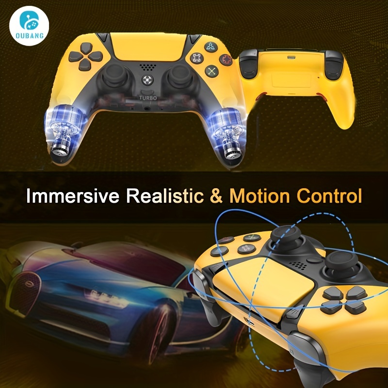 OUBANG Control for PS4 Controller, Game Remote for Elite PS4 Controller  with Turbo, Steam Gamepad Work with Playstation 4 Controller with Back  Paddle