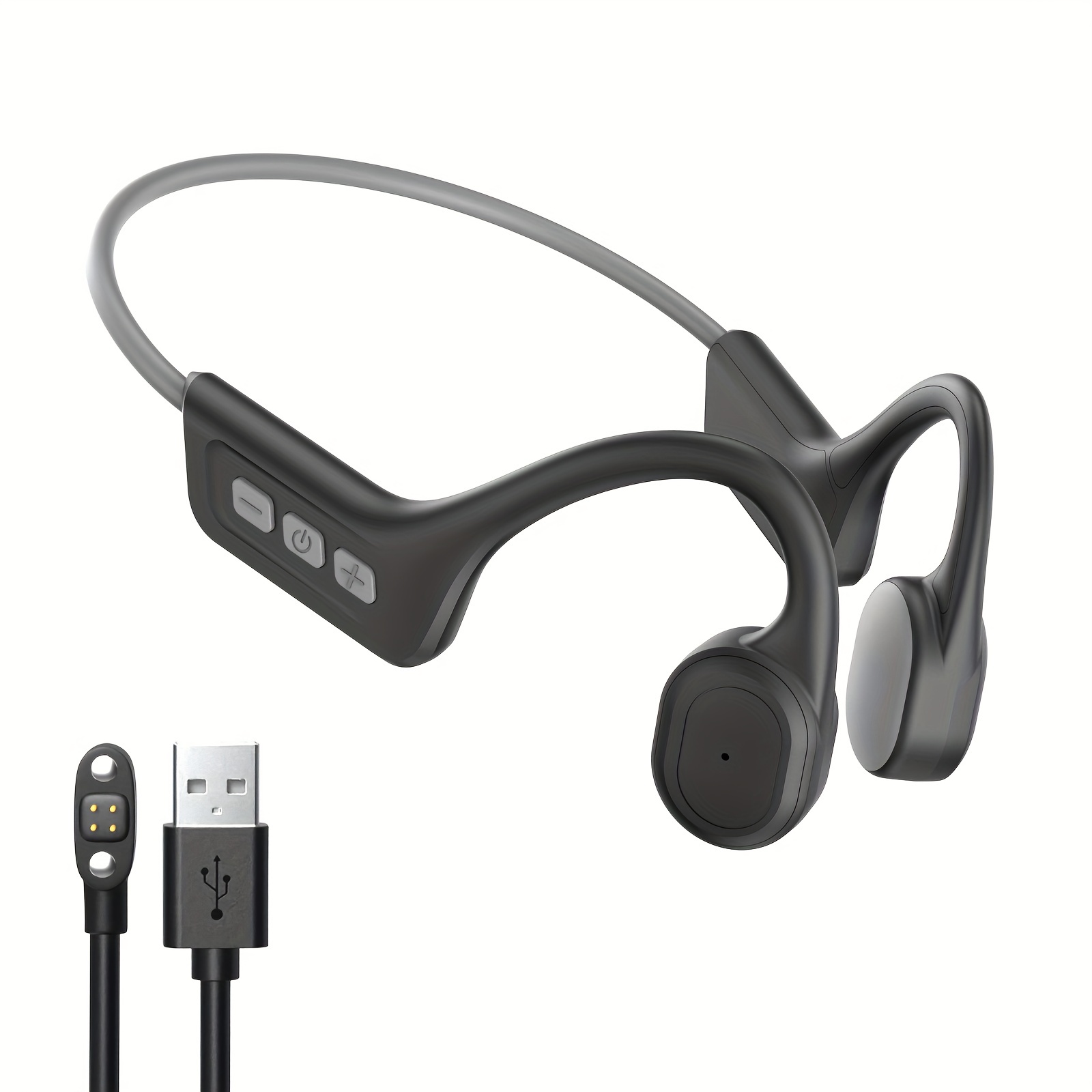 Auriculares de conducción ósea con Bluetooth 5.0, auriculares inalámbricos  deportivos con micrófono integrado, resistentes al sudor para correr,  ciclismo, senderismo, conducción : : Electrónicos