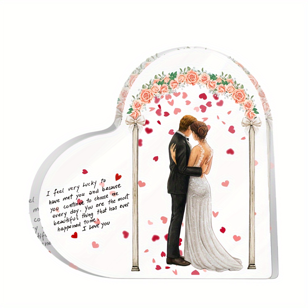 Acrylic Plaque Gifts For Couples Anniversary Gifts For - Temu