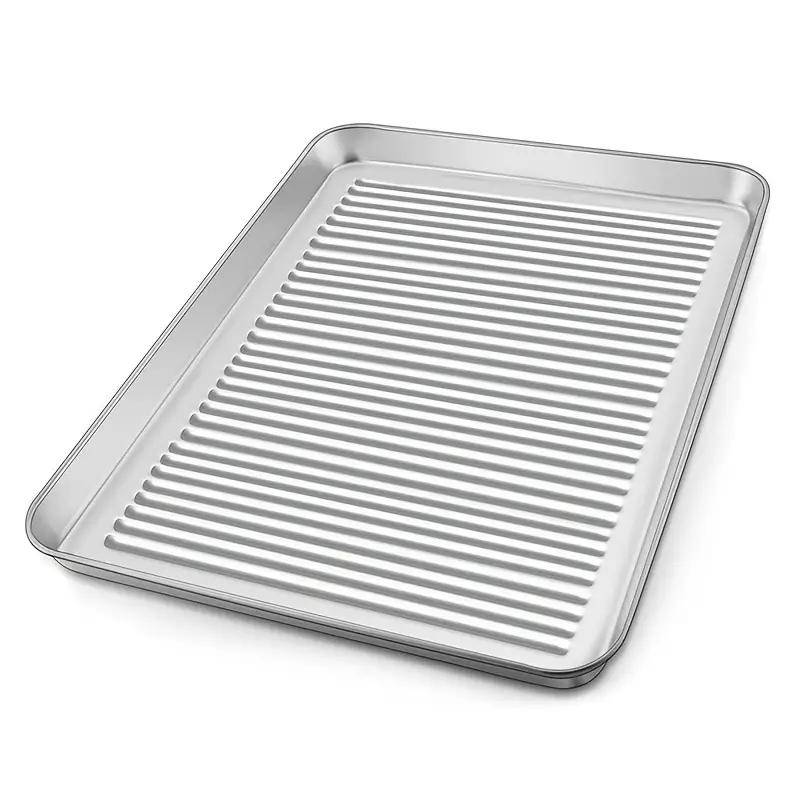 Stainless Steel Baking Pans Bread Drying Baking Pans Rectangle Cookie Pans  Pastry Pans Non-stick Baking Pans Bending Resistant Non-toxic Healthy  Rustproof Durable Mirror Finish Easy Cleaning For Oven - Temu