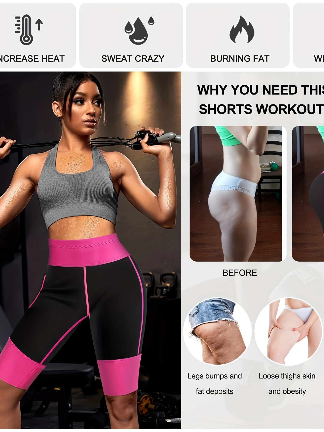 Neoprene Body Shaper Women's Gym Top Hot Shaper Slimming Underwear Women's  Sports Shapewear –
