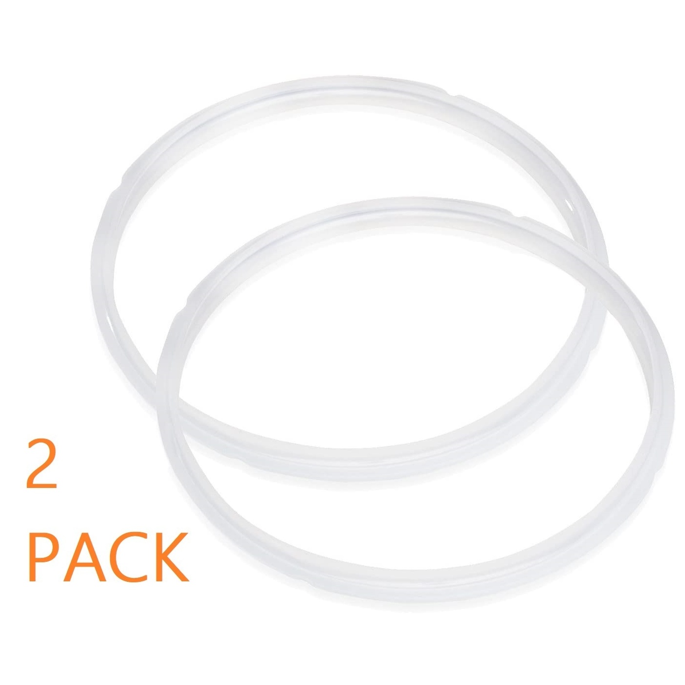 2pc Silicone Sealing Ring For Instant Pot,Silicone Rubber Gasket Sealing  Ring Pressure Cooker Seal Ring Kitchen Cooking Tools,Replacement Gasket  Insta