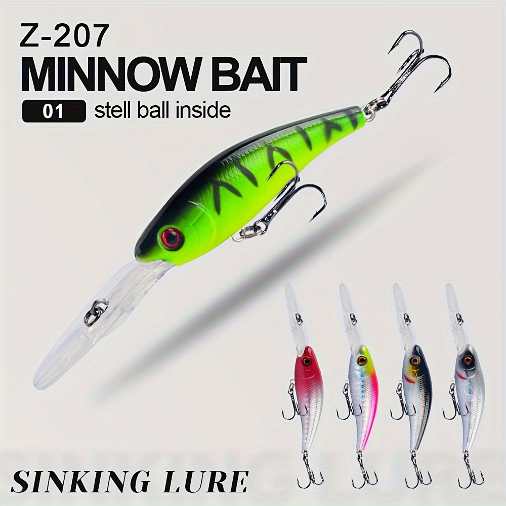 Mini Sinking Minnow Fishing Lure Sharp Hook Crankbait Trout - Temu